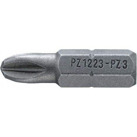 Stahlwille PZ1221-1223 BITS embouts de tournevis no. PZ1221 PZ taille 1 C 6.3