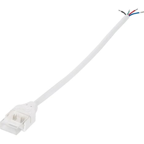 Doppelseitiger Verbinder mit Kabel für RGB LED-Streifen 220V WCOB Silicone FLEX Breite 12mm 12 mm (1/2)
