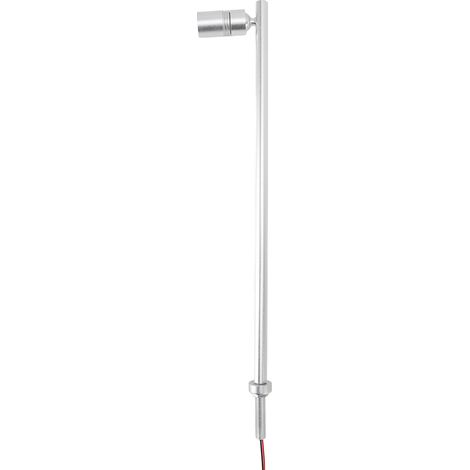 Projecteur LED sur pied en alliage d'aluminium, lumière neutre, hauteur 30 cm, luminaire d'exposition et éclairage d'accent pour vitrine joaillerie et meuble intérieur, câblé, 1 pièce (1/5)