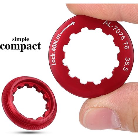 Roue d'inertie MEIJUN pour vélo à cassette, rouge (1/5)