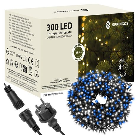 Lampki choinkowe 24m zimny biały, flash niebieski 300 led oświetlenie świąteczne IP44

Luces de Navidad de 24 metros en blanco frío, destello azul, 300 luces LED, iluminación navideña IP44. (1/5)
