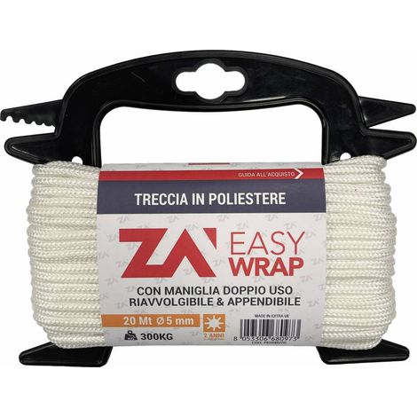 FUNE POLIESTERE 5 MM CF 20 M BIANCO