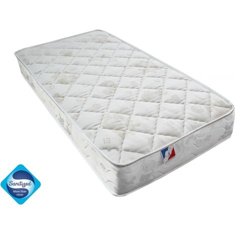 Matelas Bébé Ressorts aérés Fabriqué en France (1/2)
