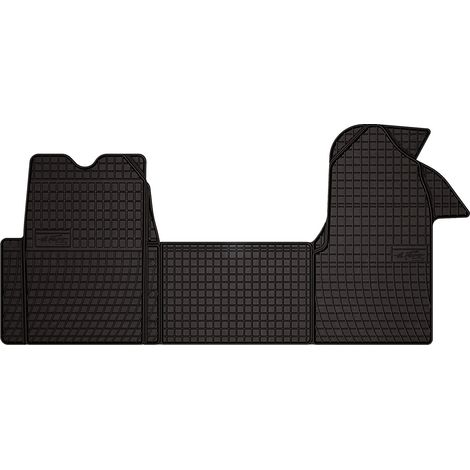 Alfombrillas de goma para Renault Master II FL furgoneta (2003-2010) - negras, montadas