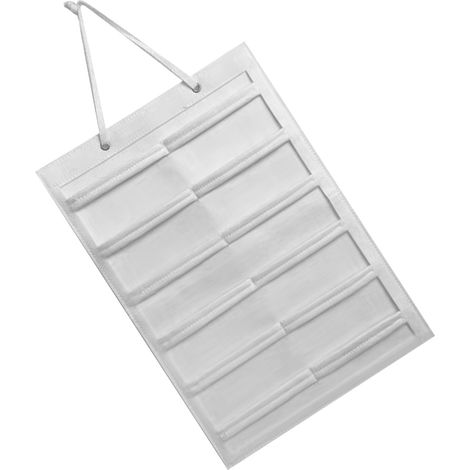 Sac de rangement mural en feutre pour têtes de litres enfants bijoux et accessoires cheveux avec motif organisateur affichage horizontal (1/5)