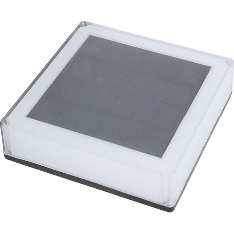 Lampadaire solaire extérieur étanche IP67 pour cours, balustrades, colonnes et clôtures (1/5)