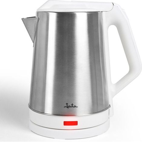 JATA JEHA1723 - Bouilloire électrique de 2 L. 1500 W. Vitesse d'ébullition maximale de. Corps en acier inoxydable. Couvercle à charnière. Indicateur de niveau d'eau de eau . (1/5)