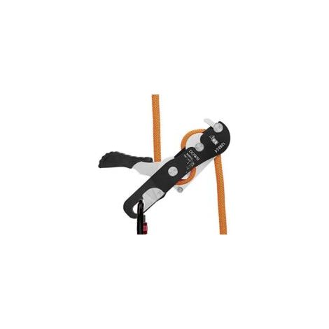 Descendeur d'escalade auto-freinage Charge maximale 150 kg Compatible cordes 10-12 mm Alliage aluminium et magnésium léger