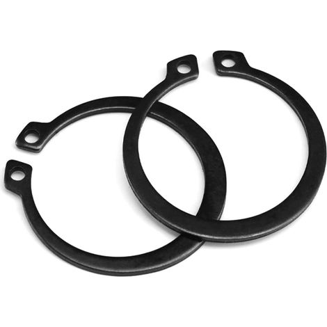 Sicherungsringe außen – 10er-Pack – Manganstahl – Robuste axiale Befestigung – Für Wellen und Lager – Durchmesser 48 mm (1/5)