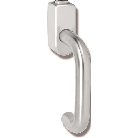 Poignée fenêtre 111XAFGA Inox mat .35mm DIN droite verrouillable HEWI