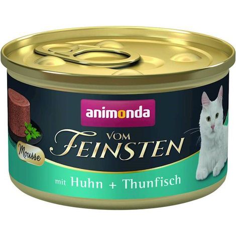Pâtée pour chat en boîte, poulet, thon, poisson, 85 g