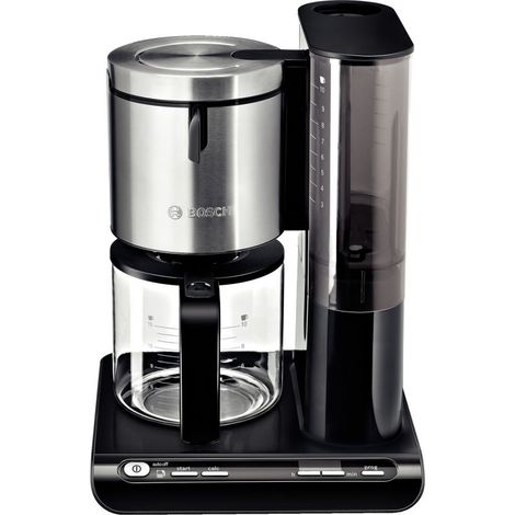 BOSCH TKA8633 Cafetiere filtre programmable Styline - Noir (1/5)