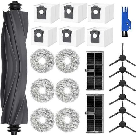 Ecleanfy - Accessoires pour aspirateur robot Dreame L10s Pro Ultra Heat : brosse principale, brosses latérales, filtre HEPA, lingette de nettoyage, sacs à poussière - Parfait (1/5)