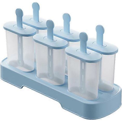Glace à l'eau maison, moule à glaçons, bac à sorbet, moule à glaçons maison, glace à l'eau bleue en une seule pièce (1/5)