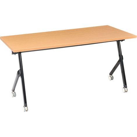 Zusammenklappbarer Schreibtisch BENDI Braun 160 cm 60 cm