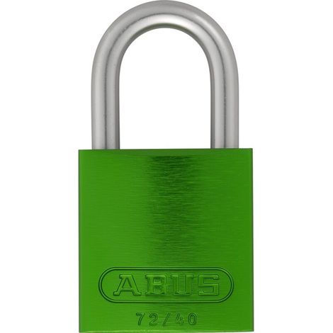 Abus Vorhangschloss Aluminium 72LL/40 grün vs. 1 Schlüssel