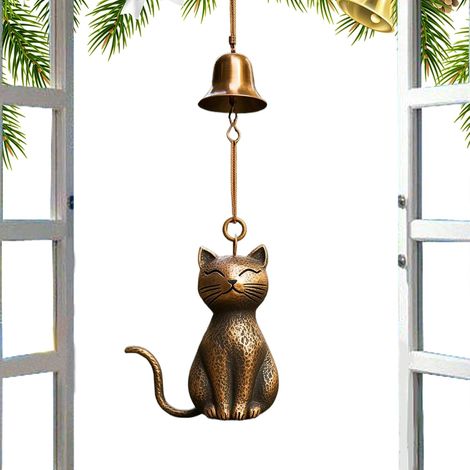 Carillon À Chat pour Extérieur Décoration Murale Mémorial pour Chat,Statue (1/5)
