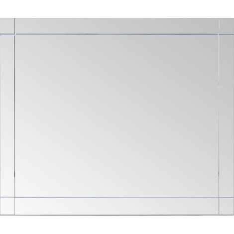 Wandspiegel 80x60 cm Glas vidaXL
