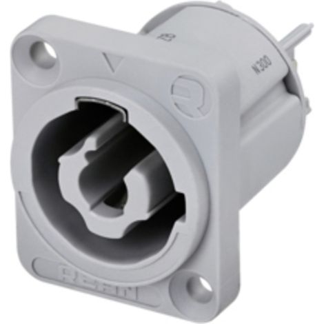 Rean AV RRAC3O-G-000-0 Netz-Steckverbinder Buchse, Einbau Gesamtpolzahl: 2 + PE 16 A Grau 1 St.