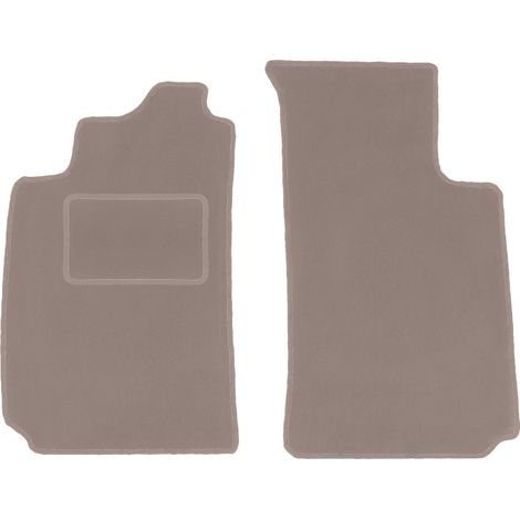 Tapis avant beiges pour : Renault Megane I berline, classique, hayon, grand tourisme, break (1995-2002) (1/5)