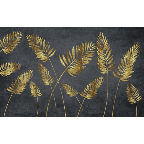 Papier peint panoramique - Plantes tropicales - 260 cm x 163 cm (1/2)