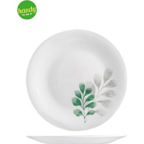 Piatto frutta Bormioli Rocco Opale Botanica Verde 20 cm