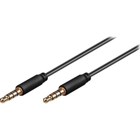 Cable Jack 3.5mm 4pin Male Male 1.5m Or