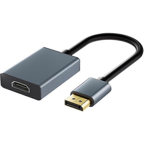 Câble adaptateur TV femelle DP vers HDMI compatible pour la duplication d'écran et la conversion d'image haute définition 4K pour ordinateur (1/5)