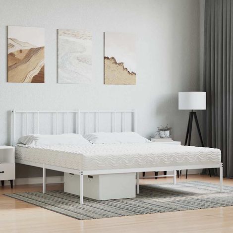 Matelas en mousse blanc 200x220 cm dureté H2 H3 (1/5)
