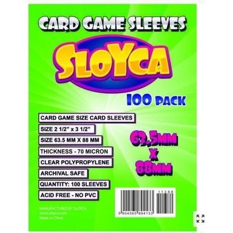 CCG Standard S Sleeves 63,5x88mm (100 Stück) sloyca