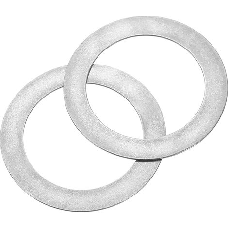 M25-Unterlegscheiben – 20 Stück – Edelstahl 304 – Druckverteilung und Vibrationsdämpfung – Industrie und Heimwerkerbedarf – 25 x 35 x 0,5 mm (1/5)