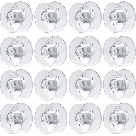 60 Pcs Canette Machine a Coudre Bobines pour Machine à Coudre Canette Plastique Canettes Machine à Coudre pour Brother Singer Kenmore Janome la Plupart des Machines à Coudre (1/4)
