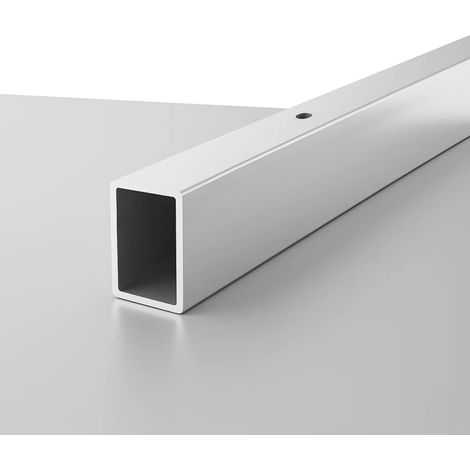 Profilo di compensazione rettangolare in alluminio cromato per box doccia linea Ted (1/3)
