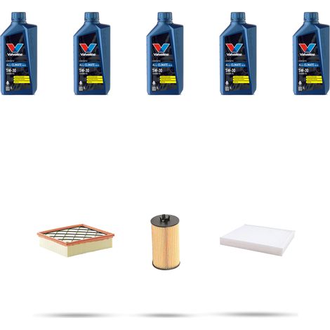 Kit tagliando 3 FILTRI e 5L OLIO compatibile con Opel Zafira C Tourer 1.8 103kw dal 2011 (1/5)