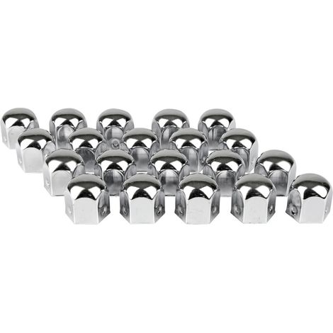 Eufab Radschraubenkappe Passend für (Schraubengröße) 19 mm Chrom Metall (1/2)