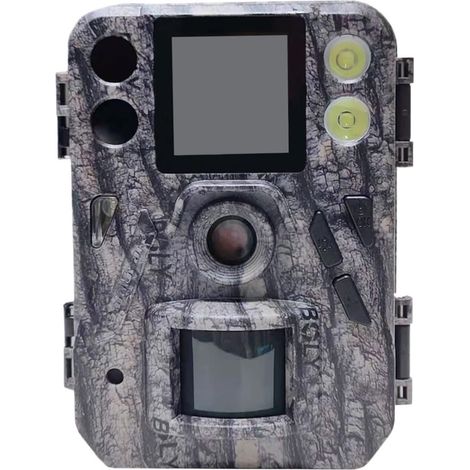 Caméra Faune Sauvage Caméra De Suivi des Sentiers 4K/37mp (Invisible 940nm IR Et LED Blanche), Jeu Chasse À La Faune Professionnelle for L'extérieur IP68 Fiable Précise(940nm and White LED) (1/5)