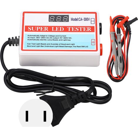 Testeur de rétroéclairage écran TV LED 18W 85‑265V avec interrupteur, boîte de test à haute luminosité, lampe à perles, prise US (1/5)
