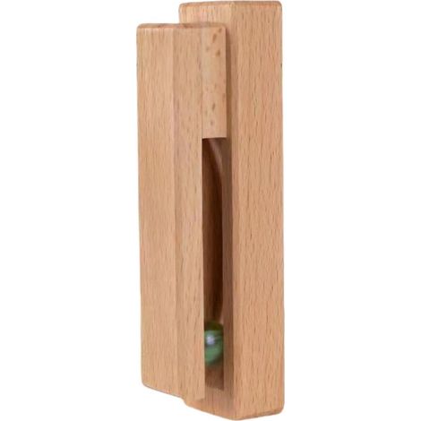 Porte-serviettes coulissant en marbre, porte-serviettes mural en bois pour salle de bain ou chambre (1/5)