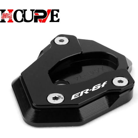 (Noir - ER6F) Béquille latérale CNC pour moto, compatible avec KAWASAKI ER-6N ER6N ER 6N ER 6F ER6F ER 6F 2012-2016 maxpower (1/4)