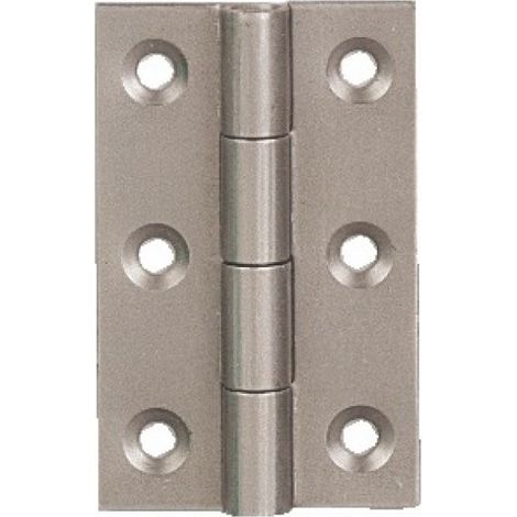 Bisagra de acero 60x35mm 2 piezas con tornillos