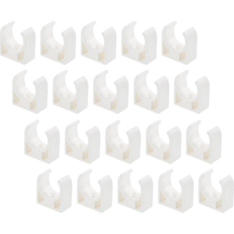 Supports de Montage pour Petits Moteurs R260, Lot de 20 Pièces  Plastique Blanc en U, pour Modèles de Moteur et Fabrication de Jouets, Léger et Simple à Utiliser (1/5)