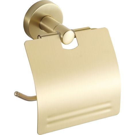 Mexen Remo Toilettenpapierhalter, gebürstetes Gold - 7050733-55 (1/2)