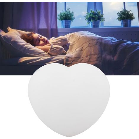 Lampe LED en forme de cœur à intensité variable, étanche IP68, rechargeable, lumière RGB à changement de couleur réglable avec télécommande, éclairage décoratif intérieur et extérieur. (1/5)