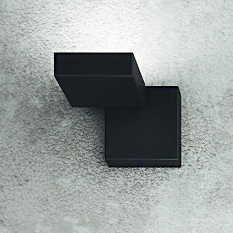 Applique Moderna Up Metallo Nero 1 Luce Gx53 (1/4)