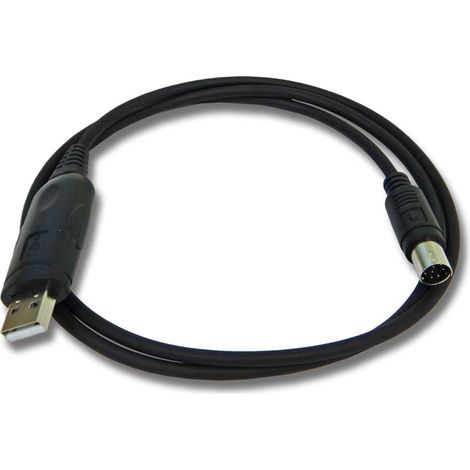 vhbw USB-Programmierkabel kompatibel mit Funkgerät Yaesu Vertex FT-100, FT-817, FT-857, FT-897, FT-100D, FT-817ND, FT-857D, FT-897D, VX100 ersetzt CT-62