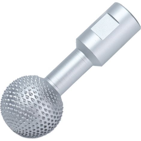 Woodworking angle grinder with spherical grinding head, ball chisel, carbon steel grinding disc, grinding spoon, pitting file, silver 14mm. (1/5)