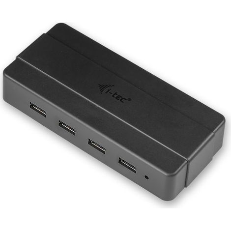i-tec U3HUB445 hub & concentrateur USB 3.2 Gen 1 (3.1 Gen 1) Type-B 5000 Mbit/s Noir (1/5)