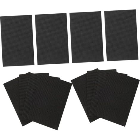 20 patins pour meubles, noir, adhésif, pour protection du sol (1/5)