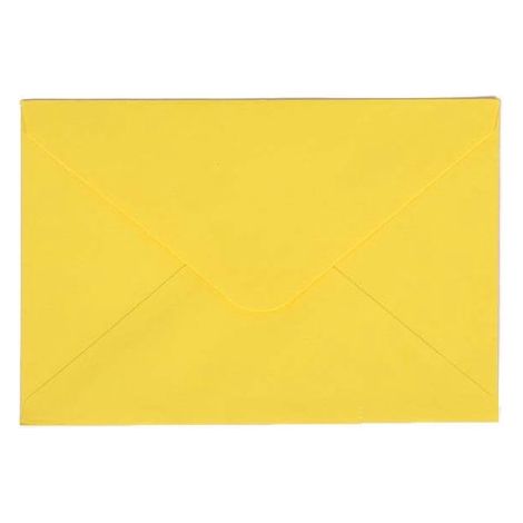 100 Umschläge (13,5 x 18,5 cm) für Hochzeitskarten, Weihnachtskarten, Acryl Einladungen und Fotos gelb (1/5)