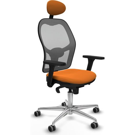 Sedia da ufficio piqueras y crespo Jorquera grigio similpelle (1/2)